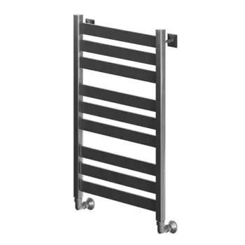 Полотенцесушитель водяной NIKA ЛМ-7 800х500 мм Лесенка античное серебро