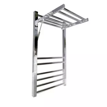 Полотенцесушитель водяной Terminus Валенсия П13 с поднимающейся полкой 450х860 мм