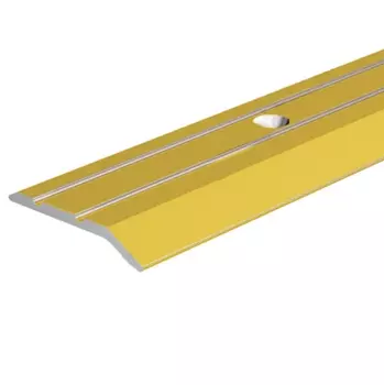Порог алюминиевый прямой ПО открытое крепление, 2700x45 м