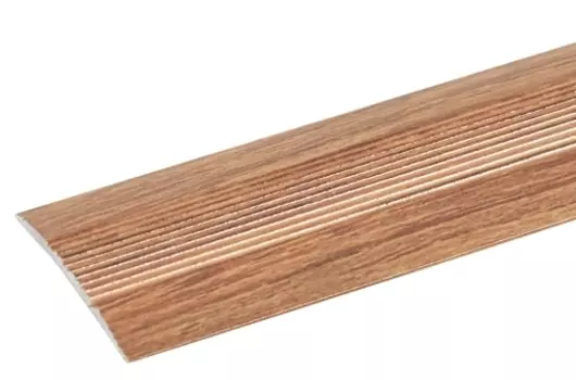 Порог Artens (орех), 30х900 мм, алюминиевый стыкоперекрывающий одноуровневый