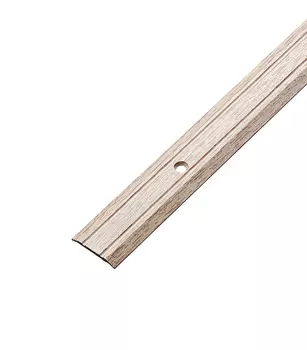 Порог стыкоперекрывающий 25х900 мм дуб беленый