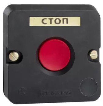 Пост кнопочный ПКЕ 222-1 КЭАЗ красная кнопка