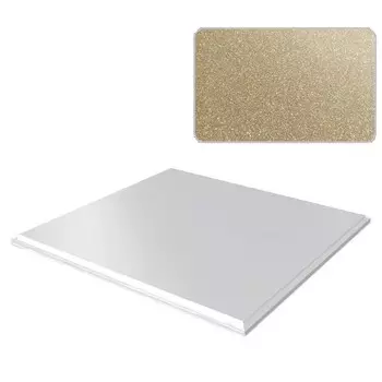 Потолок кассетный Cesal 010B золотистый жемчуг 300х300 мм