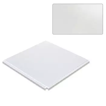 Потолок кассетный Cesal Standart Line (белый), 595х595 мм