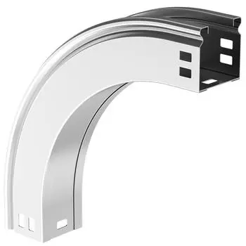 Поворот плавный IEK ESCA 90 градусов вертикальный внешний тип В20 50х100 мм CPV41-0-90-050-100