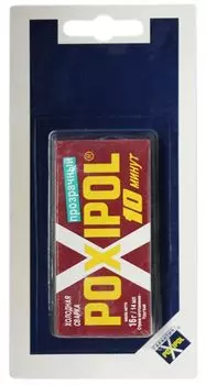 Poxipol Холодная сварка металлический, 14 мл, Бытовой клей