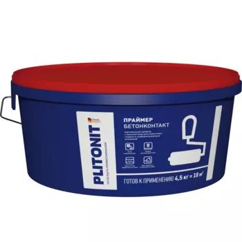 Праймер Plitonit Грунт Бетонконтакт 4.5 кг