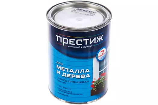 Престиж эмаль ПФ-115 белая 0,9 кг 14 21410