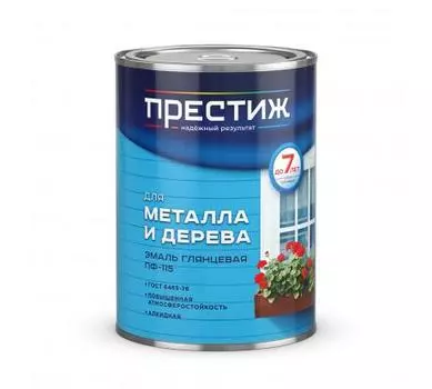 Престиж эмаль ПФ-115 зеленая 2,8 кг 6 21430