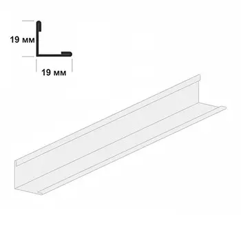 Пристенный молдинг Armstrong Bajkal Zn белый 19х19 мм 3 м