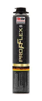 Profflex Firestop 65, 850 мл, Пена монтажная профессиональная огнестойкая