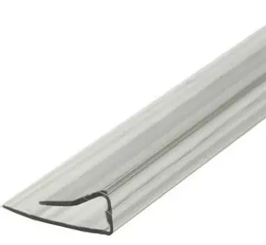 Профиль для поликарбоната торцевой П-образный 4 мм прозрачный 2.1 м