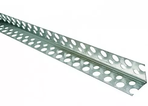 Профиль угловой ПУ алюминиевый малярный 22х22 мм 3 м