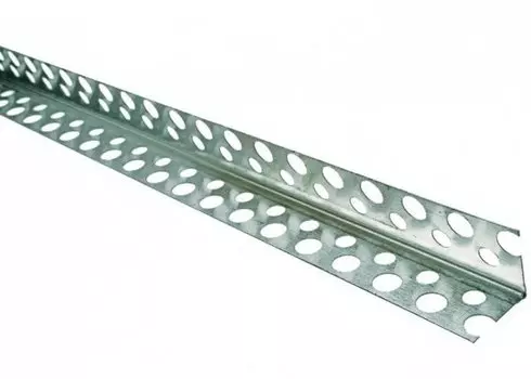 Профиль угловой ПУ алюминиевый малярный 25х25 мм 3 м