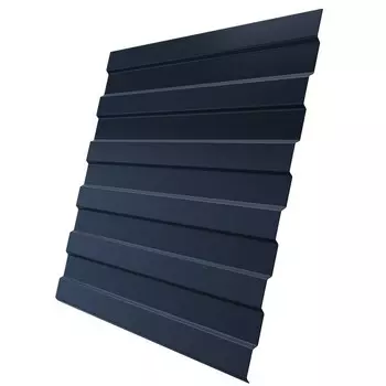 Профнастил C8 Железный Форт Pe 0.35 мм RAL 7024 сигнальный серый