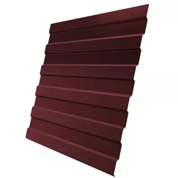 Профнастил C8 Железный Форт Pe 0.35 мм RAL 3009 оксид красный