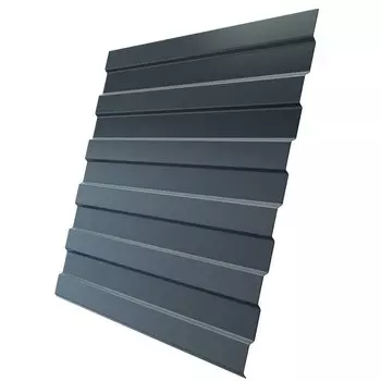 Профнастил C8 Железный Форт Satin 0.5 мм RAL 7005 мышино-серый