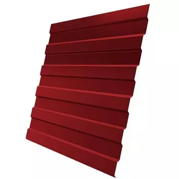 Профнастил C8 Железный Форт Satin 0.5 мм RAL 3003 рубиново-красный