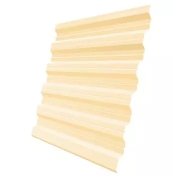 Профнастил НС35 Железный Форт Pe 0.5 мм RAL 1015 светлая слоновая кость