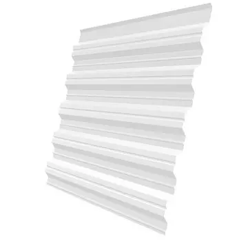 Профнастил НС35 Железный Форт Pe 0.5 мм RAL 9003 сигнальный белый