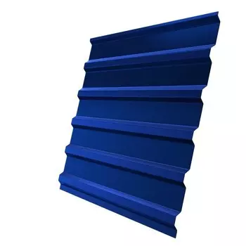 Профнастил С20 Железный Форт Satin 0.5 мм RAL 5005 сигнальный синий