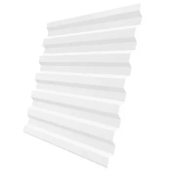 Профнастил С21 Grand Line Optima Pe 0.45 мм RAL 9003 сигнальный белый