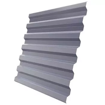 Профнастил С21 Железный Форт Satin 0.5 мм RAL 7004 сигнальный серый