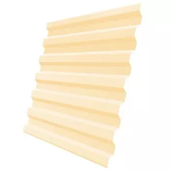 Профнастил С21 Железный Форт Satin 0.5 мм RAL 1015 светлая слоновая кость