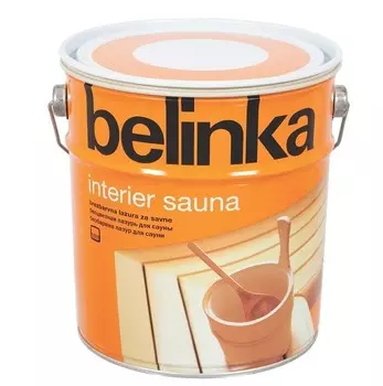 Пропитка для бани и сауны Belinka Interier Sauna 2.5 л