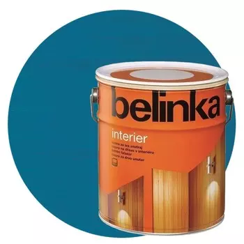 Пропитка для древесины Belinka Interier № 72 Санториново-синий 2.5 л