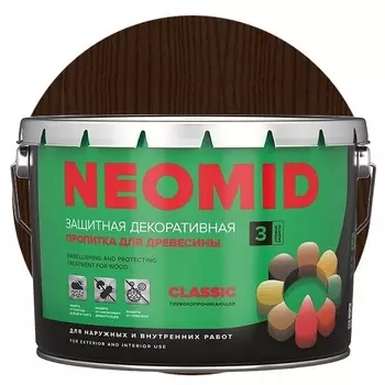 Пропитка для древесины Neomid Bio Color Classic Палисандр 9 л