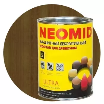 Пропитка для древесины Neomid Bio Color Ultra Дуб 0.9 л