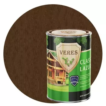 Пропитка для древесины Veres Classic Lazura № 4 Орех 0.9 л