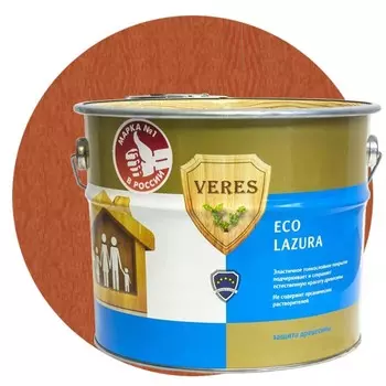 Пропитка для древесины Veres Eco Lazura № 17 Золотой бор 6 л
