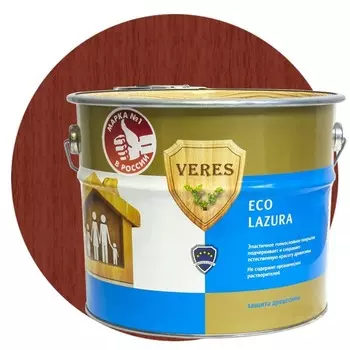 Пропитка для древесины Veres Eco Lazura № 7 Махагон 6 л