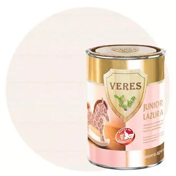 Пропитка для древесины Veres Junior Lazura №12 Белая 0.75 л