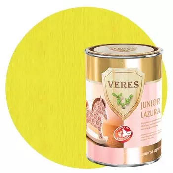 Пропитка для древесины Veres Junior Lazura №25 Лимонная 0.75 л