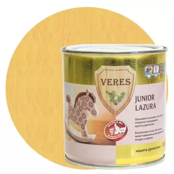 Пропитка для древесины Veres Junior Lazura №6 Пшеничная 0.25 л
