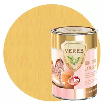 Пропитка для древесины Veres Junior Lazura №6 Пшеничный 0.75 л