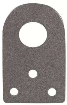 Проушина для навесного замка 65х40х2.5 мм D16 мм