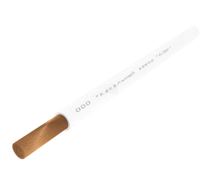 Провод ПВ-1 ПуВ установочный Алюр белый 1х10 мм2