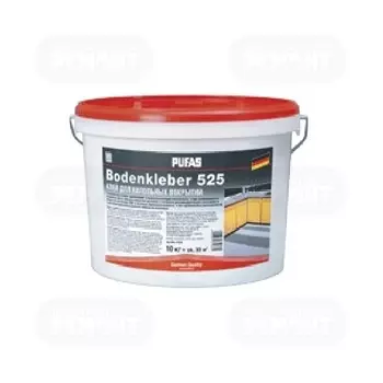 Pufas Bodenkleber 525, 7 кг, Клей акриловый для гибких напольных покрытий