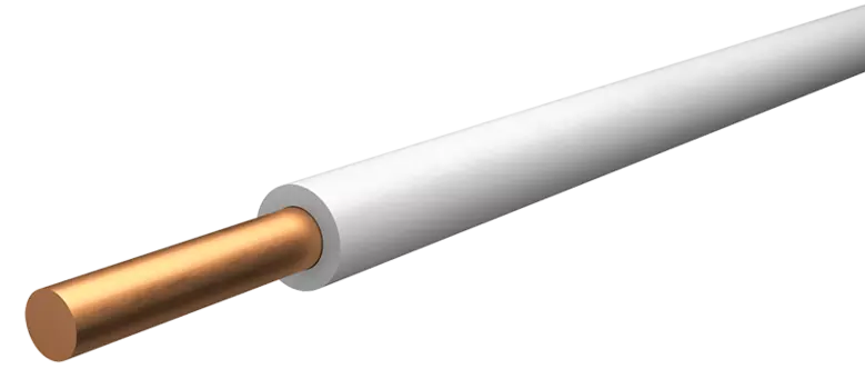 ПВ-1 (ПуВ) Провод установочный Алюр (белый), 1х6 мм2