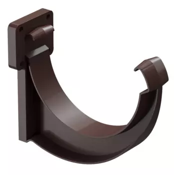 ПВХ Docke Lux шоколад 141/100 мм,, Кронштейн желоба короткий