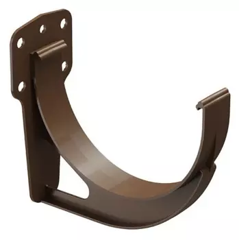 ПВХ Docke Standard светло-коричневый 120/80 мм,, Кронштейн желоба короткий