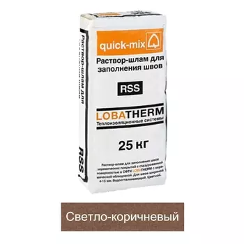 Quick-mix RSS 72457, 25 кг, Раствор-шлам для заполнения швов