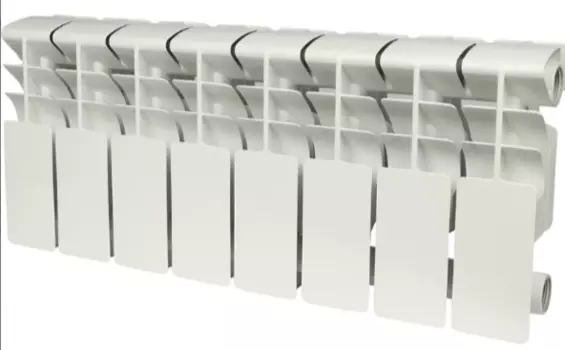 Радиатор алюминиевый Rommer Plus 200, 8 секций