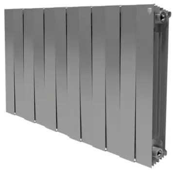 Радиатор биметаллический Royal Thermo PianoForte 500 Silver Satin 12 секций