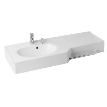 Раковина Акватон Отель 2/1270 левая с навесами 1260х500 мм