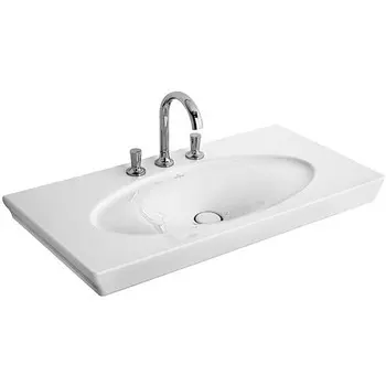 Раковина накладная Villeroy &amp; Boch La Belle 612411R1 Альпин 1000х490 мм